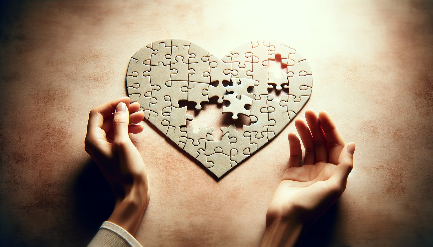 heart shaped puzzle